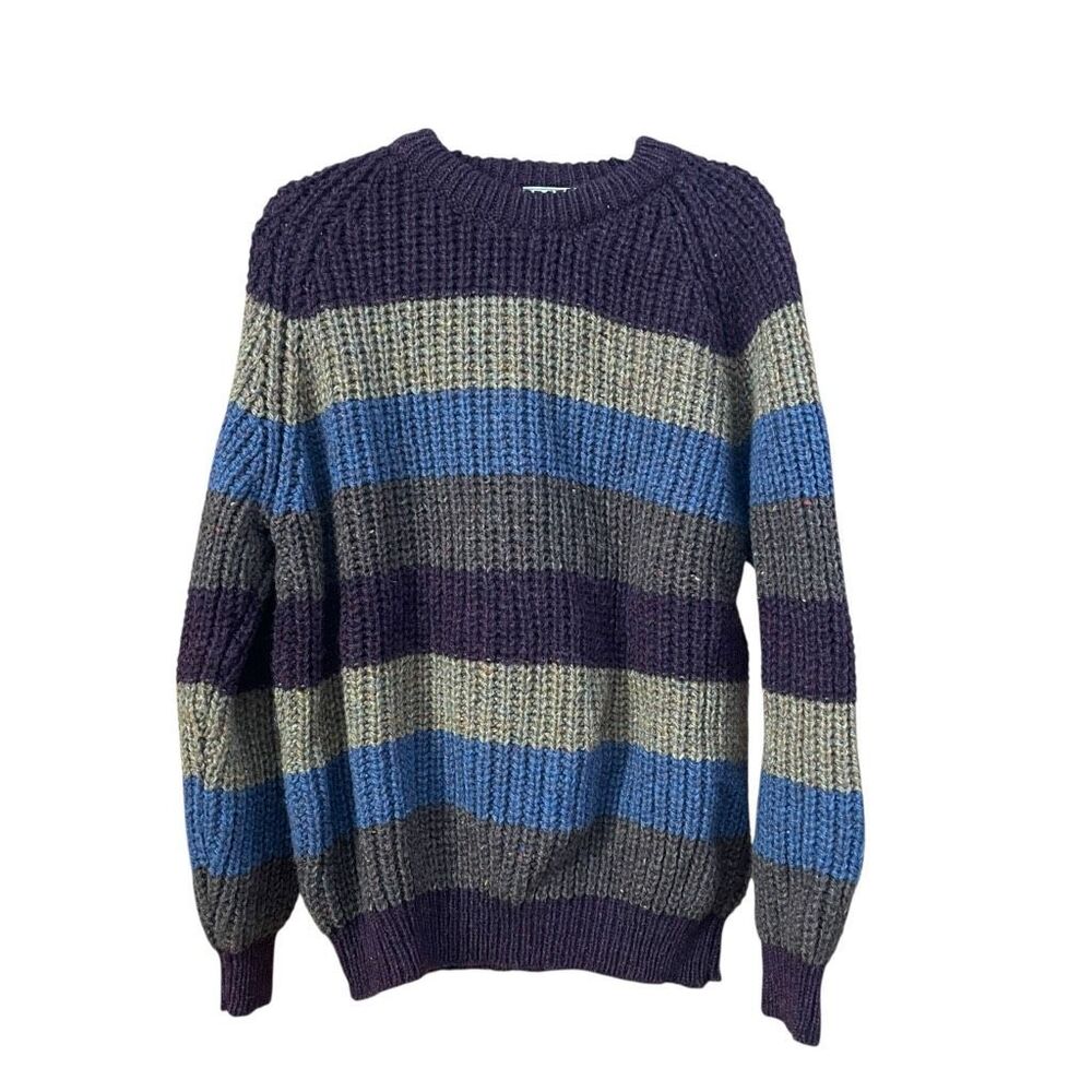 Vintage Gaeltarra Handloomed Knit Wool Sweater Made in Ireland
